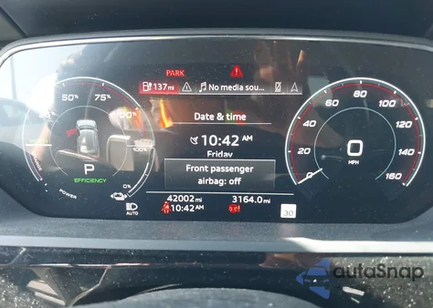 2021 Audi E-Tron Sportback Prestige Quattro from USA, damaged, VIN WA13AAGE2MB019073